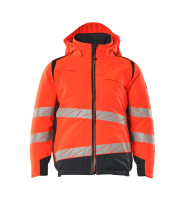 Hi-vis Rot/Schwarzblau