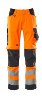 Hi-vis Orange/Schwarzblau