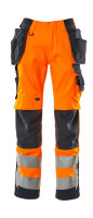 Hi-vis Orange/Schwarzblau